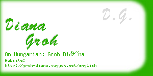 diana groh business card